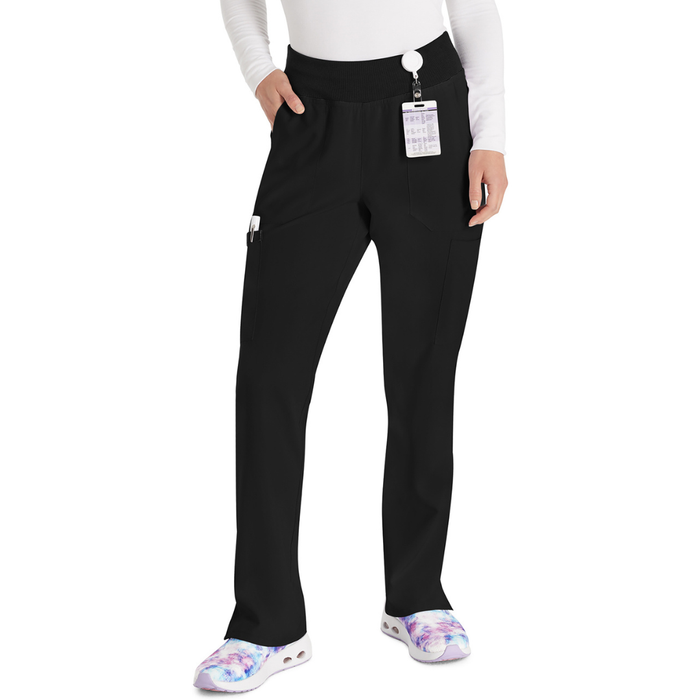 Dickies Women's EDS Essentials Natural Rise Tapered Leg Pull-On Scrub Pants
