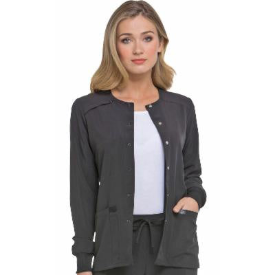 Dickies EDS Essentials Women's Contemporary Snap Front Warm-up Jacket #DK305DEE