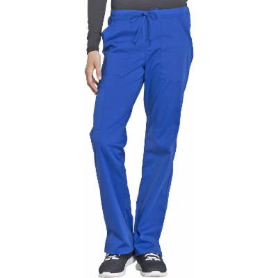 Cherokee Workwear Professionals Women's Mid Rise Straight Leg Drawstring Pant #WW160CHW