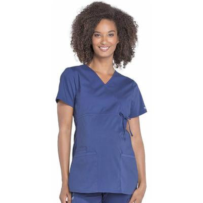 Cherokee Workwear Professionals Women's Maternity Mock Wrap Top #WW685CHW