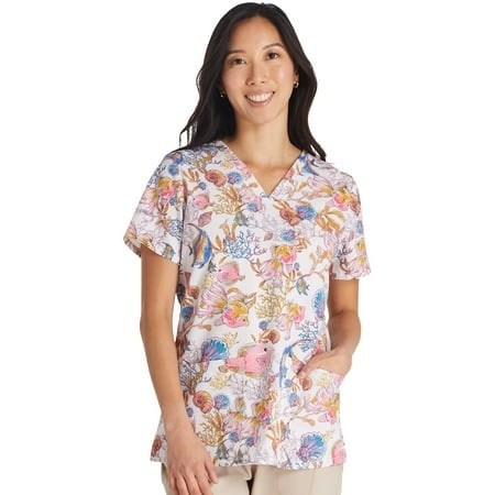 Cherokee Women's V-Neck Print Top #CK671FTWLCHE