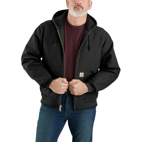 Carhartt Men's Duck Insulated Flannel Lined Active Jacket