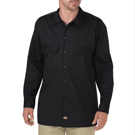 Dickies Men's Long Sleeve Flex Work Shirt