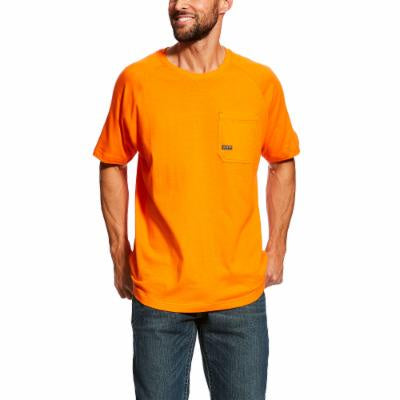 Ariat MEN'S REBAR COTTONSTRONG S/S POCKETED T-SHIRT #10025385ARI