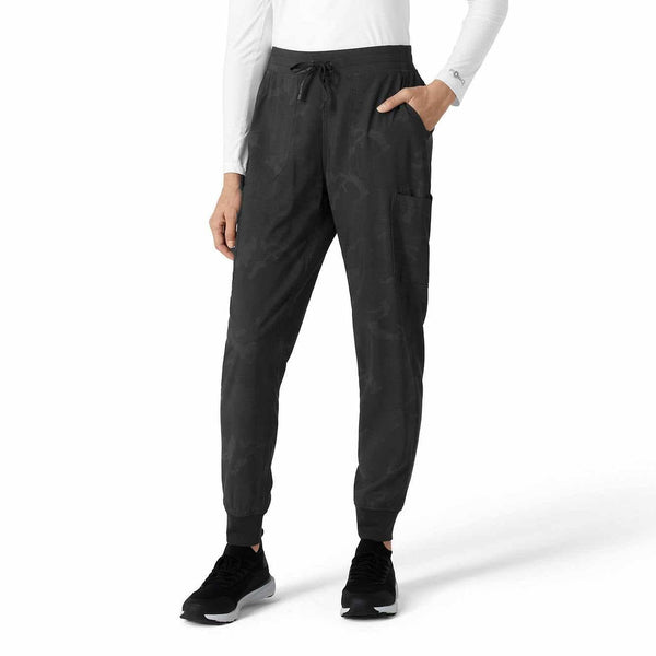 Carhartt Cross-Flex Women's Printed Cargo Jogger Scrub Pant #C53114CCBKCCF
