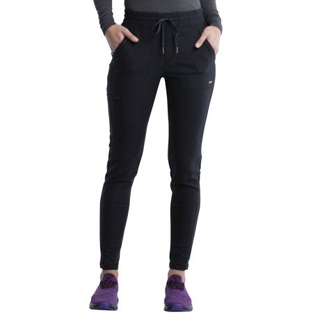 Form by Cherokee Women's Mid Rise Tapered Leg Drawstring Pant #CK095FBC