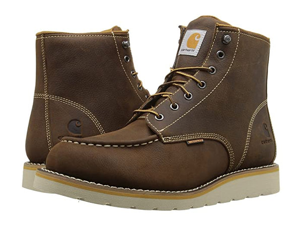 Carhartt Wedge 6" Moc Toe Waterproof Soft Toe #CMW6095CAR
