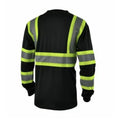 Work Force Men's Black Reflective Long Sleeve Safety T-Shirt