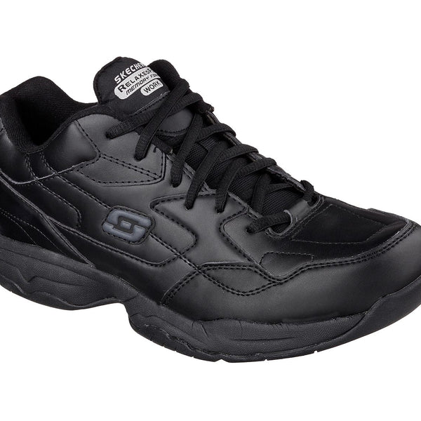 SKECHERS FELTON MENS ATHLETIC BLACK #77032BLKSKE