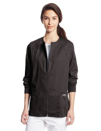 Cherokee WorkWear Stretch Zip Front Warm-up Scrub Jacket