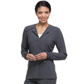 Dickies Women's EDS Essentials Contemporary Snap Front Warm-Up Jacket