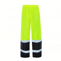 Work Force Men's Hi-Vis Class E Black Rain Pants