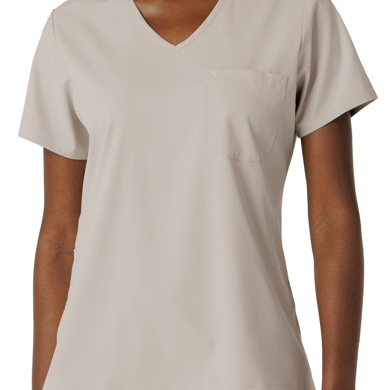 WINK Boundless Women's Tuck-In Scrub Top - Cloud