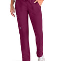 Grey's Anatomy Impact Women's 6-Pocket Drawstring Cargo Scrub Pant - Wine