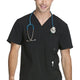 Infinity Men's V-Neck Scrub Top