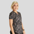 Cherokee Women's V-Neck Tuckable Print Scrub Top