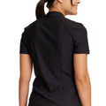 Cherokee Form Women's Partial Zip Front Scrub Top - Black