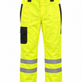 Work Force Men's Hi-Vis Class E Black Rain Pants