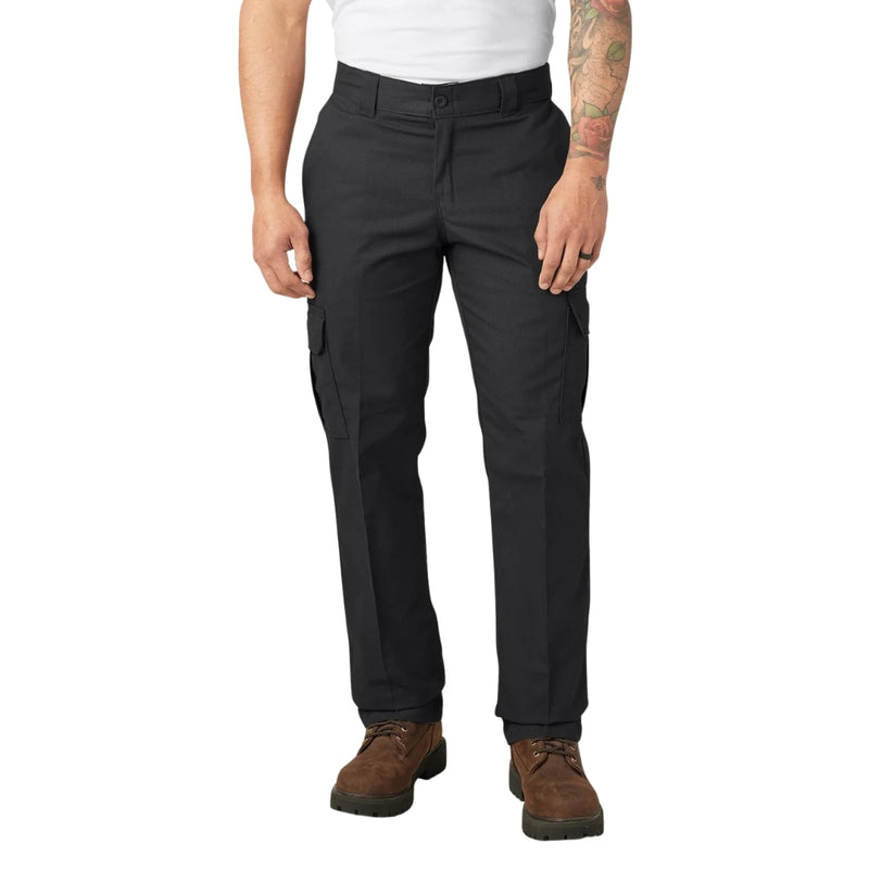Dickies Flex Regular Fit Straight Leg Cargo Pants, Men's Dark Navy