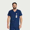 Scrubology Shift Men's 3-Pocket V-Neck Scrub Top