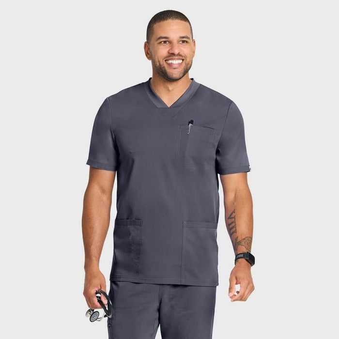 Scrubology Core Men's 3-Pocket V-Neck Scrub Top