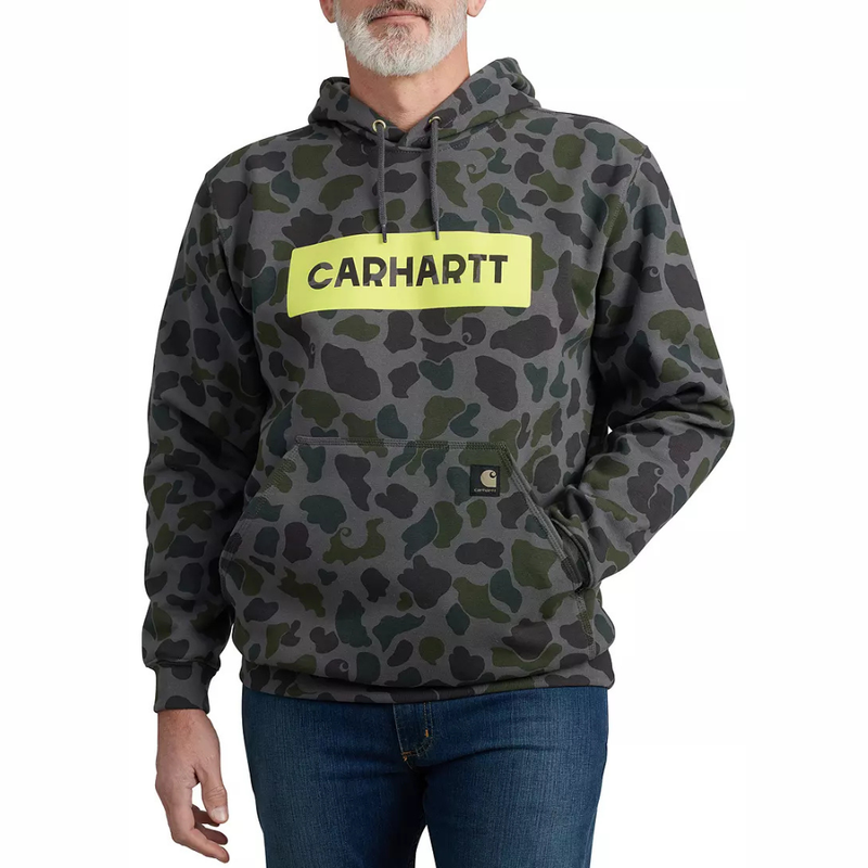 Carhartt Men's Loose Fit Midweight Camo Graphic Sweatshirt