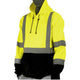 Work Force Men's Hi-Vis Class 3 Black Bottom Pullover Hoodie