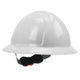 Work Force White Full Brim Hard Hat