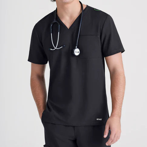 Grey's Anatomy by Barco Men's Evolve Journey Scrub Top