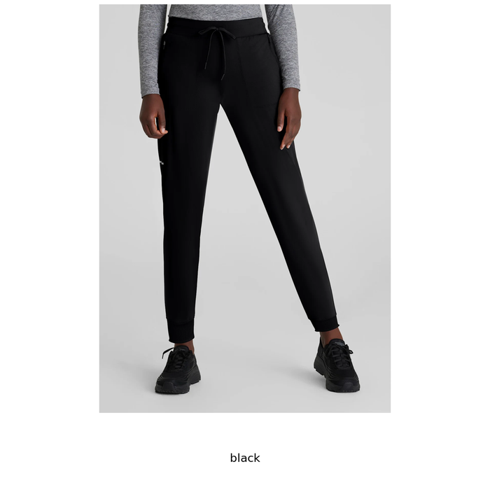 Skechers Women's Slip-Ins 5-Pocket Zip Pocket Rib Cuff Jogger Pants