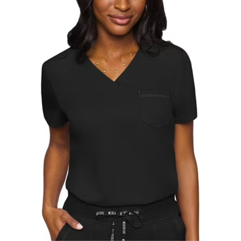 Med Couture Women's Touch V-Neck Tuck-In Scrub Top