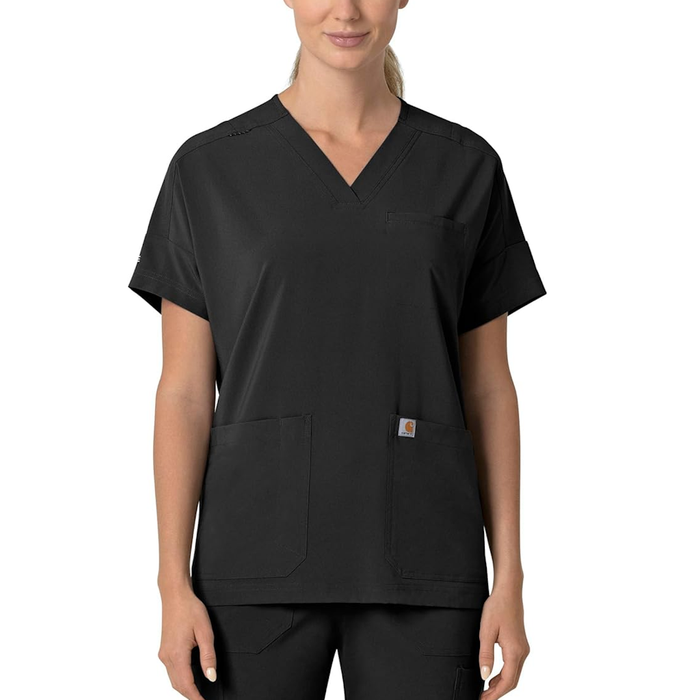 Carhartt Cross-Flex Women's Oversized V-Neck Scrub Top