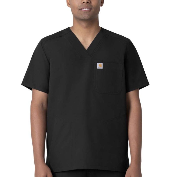 Carhartt Force Essentials Men's V-Neck Shirttail Scrub Top