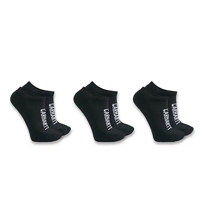 Carhartt Force Midweight Logo Low Cut Socks 3-Pack