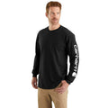 Carhartt Men's Loose Fit Heavyweight Long Sleeve Signature Sleeve Graphic T-Shirt