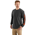 Carhartt Men's Loose Fit Heavyweight Long Sleeve Signature Sleeve Graphic T-Shirt