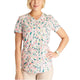Cherokee WOMEN'S V-Neck Print Top #CK637PDPOCHE