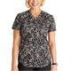 Cherokee Women's V-Neck Tuckable Print Scrub Top