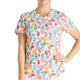 Cherokee Women's V-Neck Tuckable Print Scrub Top