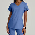 Grey's Anatomy by Barco Women's Evolve 2-Pocket Piped V-Neck Scrub Top
