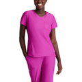 Skechers Women's Slip-Ins 1-Pocket Tulip Hem Scrub Top