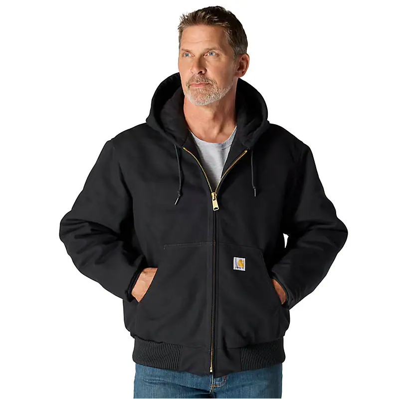 Carhartt Duck Insulated Flannel Lined Active Jacket | Work N Gear
