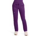Cherokee Women's WW Revolution Mid Rise Tapered Leg Drawstring Scrub Pants