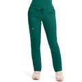 Cherokee Women's WW Revolution Mid Rise Tapered Leg Drawstring Scrub Pants