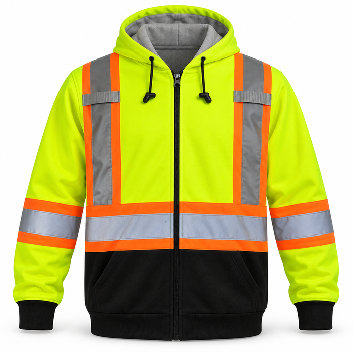 Work Force Class 3 Thermal-Lined High Visibility Sweatshirt