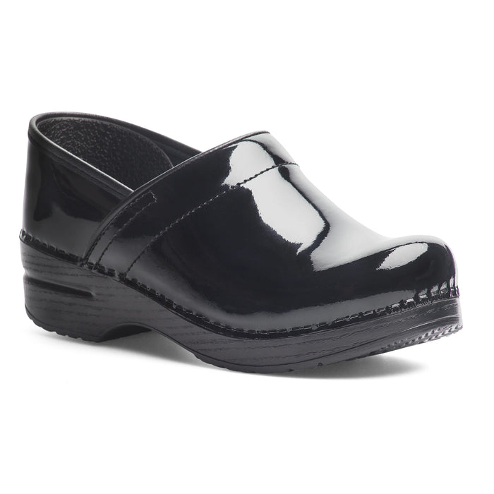 Dansko Women's Professional Black Patent Clogs