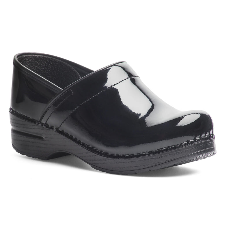 Dansko Women's Professional Black Patent Clogs