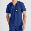 Grey's Anatomy by Barco Men's Evolve Journey Scrub Top