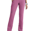 Grey's Anatomy Impact Women's 6-Pocket Drawstring Cargo Scrub Pant - Pink Topaz