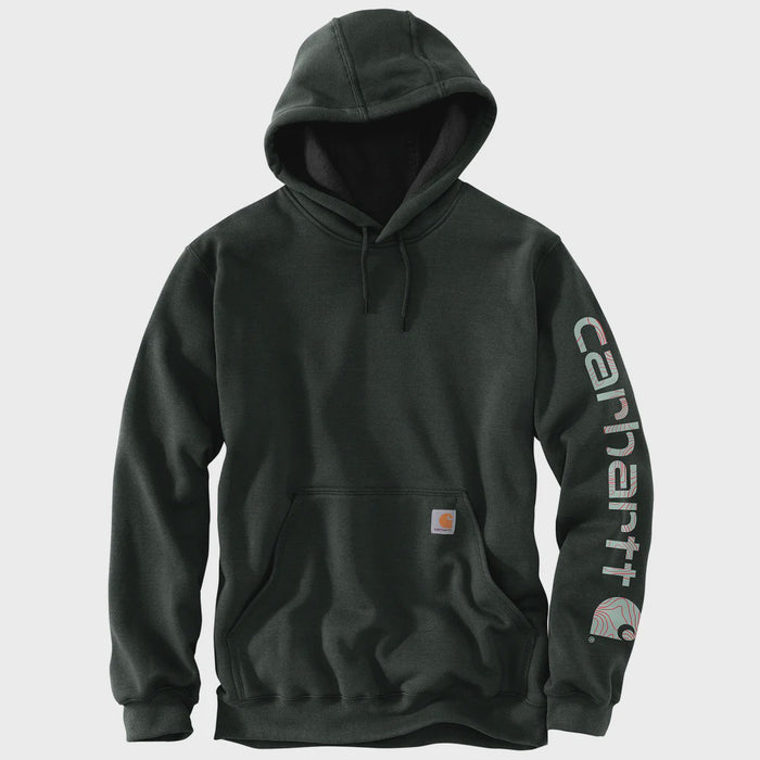Midweight Signature Sleeve Logo Hooded Sweatshirt
